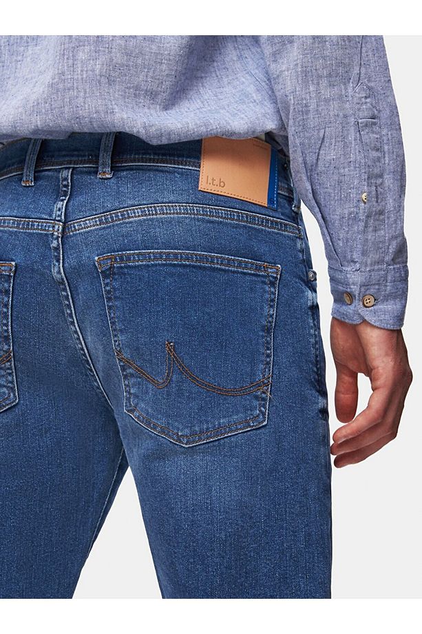Erkek Mavi Diego Davion Wash Jean 01009502601404753612-Std - 5