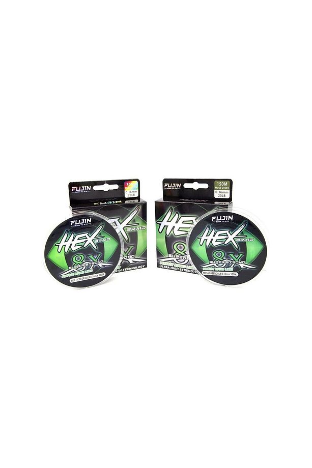 Balık Av Dünyası Hex Braid 8x 150mt Multi Color Pe Örgü Ip - 1