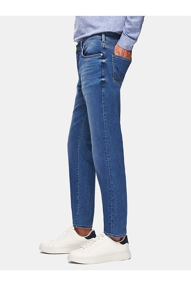 Erkek Mavi Diego Davion Wash Jean 01009502601404753612-Std - 4