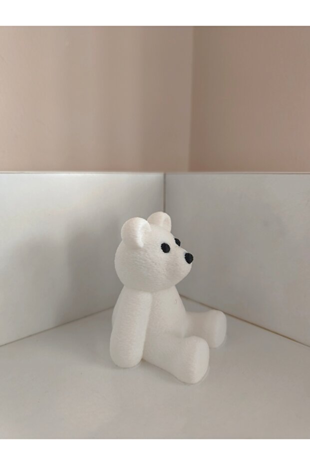 Beyaz Sevimli Ayıcık 6cm - 4