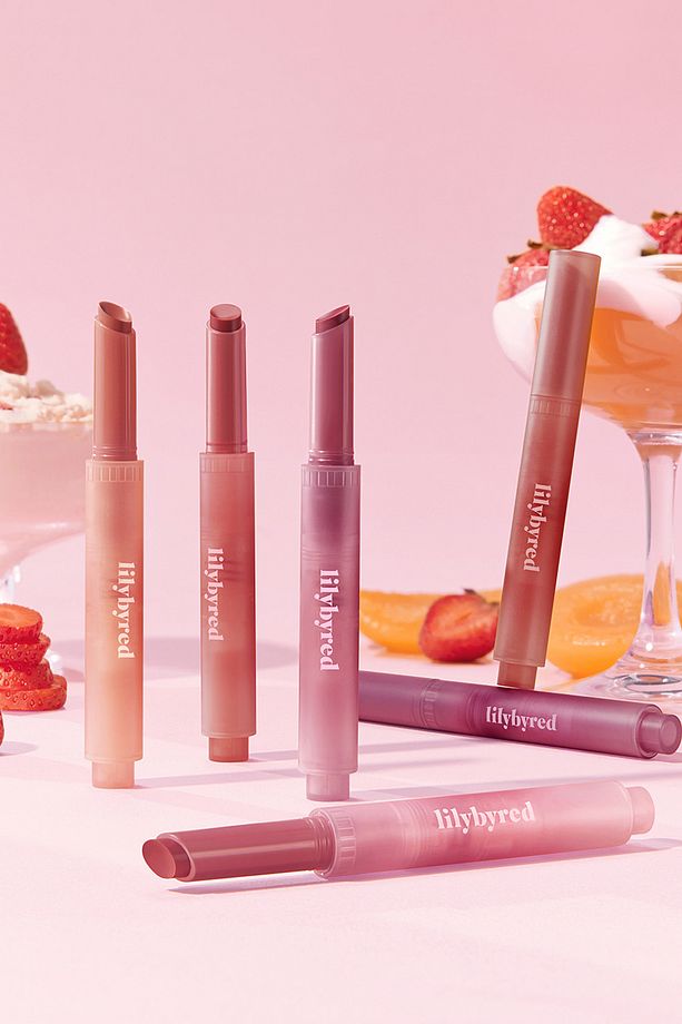Milky Blur Fondue Bar/ Lilybyred Kremsi Blur Ruj & Allık - 02 Strawberry in Whipped Cream - 7