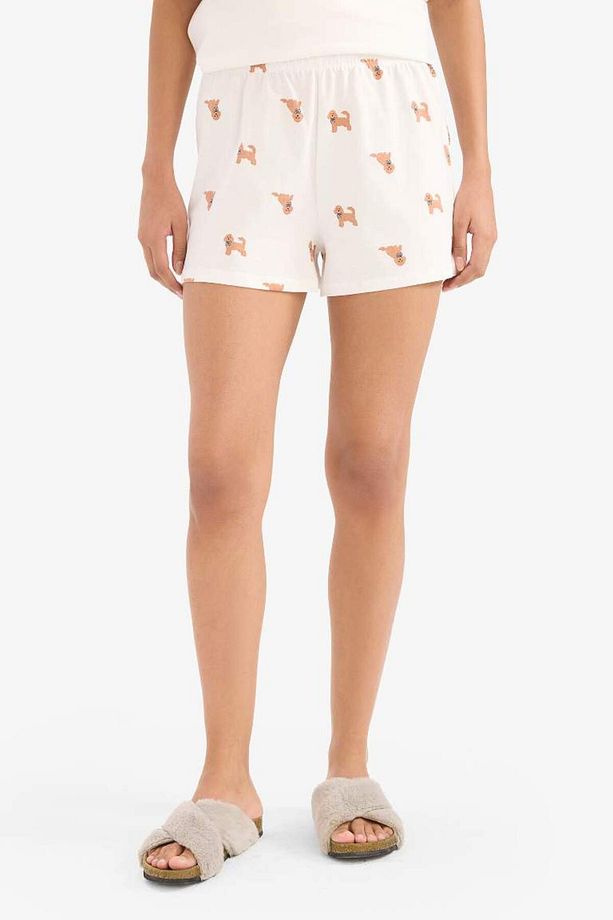 Pijama Takımı Kısa Kollu Üst Esnek Belli Şort-fall In Love E9826ax25sm - 6