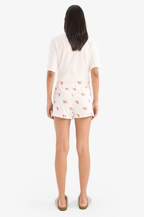 Pijama Takımı Kısa Kollu Üst Esnek Belli Şort-fall In Love E9826ax25sm - 7