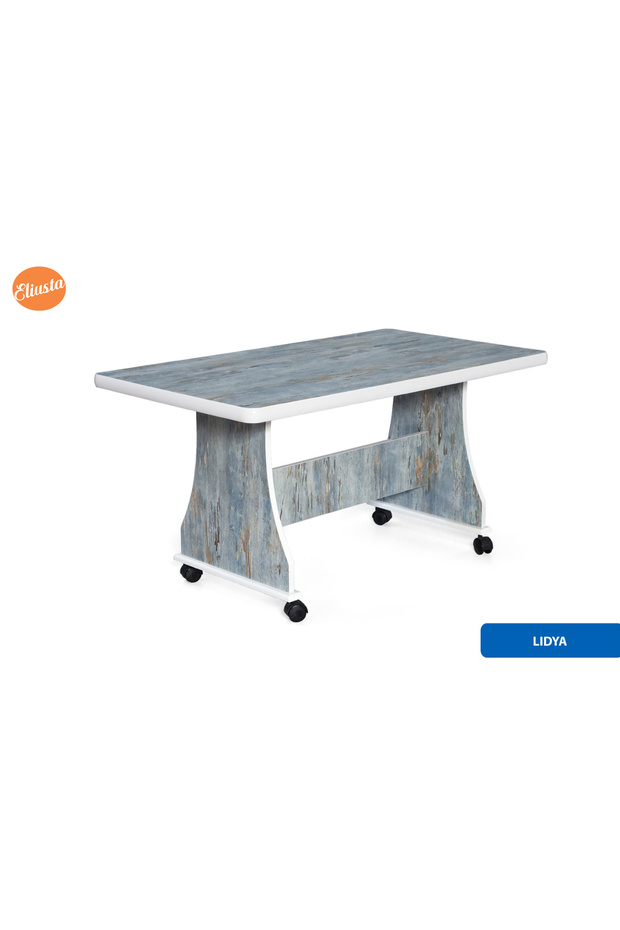 Tekerlekli Mdf Masa Orta Sehpa - 5