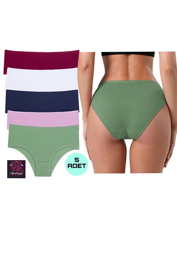 5!i Fitilli Pamuk Yüksek Bel Slip (EXTRA ESNEK VE YUMUŞAK) - 1