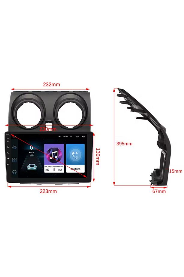 Nissan Qashqai Android 4-64 Multimedya Sistemi (2007-2013) Uyumlu - 5