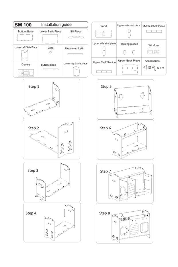 طقم مطبخ خشبي مطلي بطريقة مونتيسوري مع هدية إضاءة LED واحدة - 9