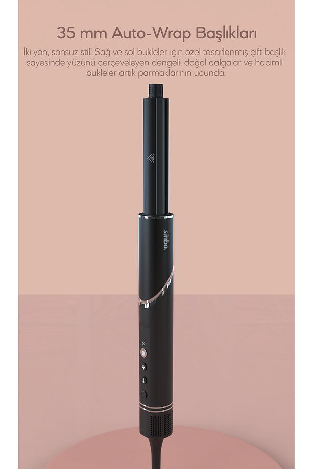 Shd-1720 - Volumair 5 In 1 Bldc Katlanabilir Air Saç Kurutma Ve Şekillendirici Siyah - 7