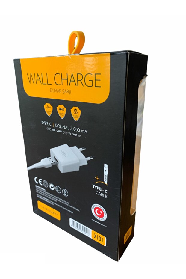 Redeer Uyumlu T Tip C Type C Type-c Duvar Şarj Ve Data Kablosu 2 Amper + Kablo 2li Set - 2