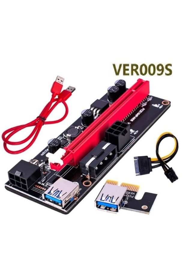 4842 Pcı E Express 1x To 16x Usb 3.0 009s Riser Yükseltici Uzatma Kartı 008s - 7