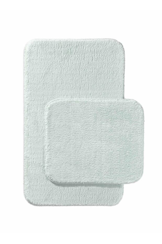 Tuscany 60x100 Cm 2 Pieces Blue Rectangular Bathroom Mat Txt0259