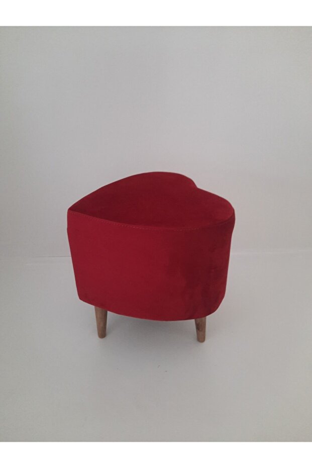 Sahra Kalp Puf Tabure Ayaklı - 1