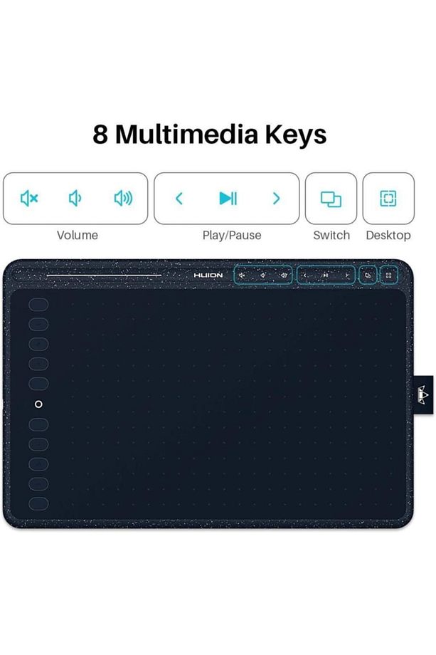 Hs611 Grafik Çizim Tableti Android Destekli Kalem Tablet - 2