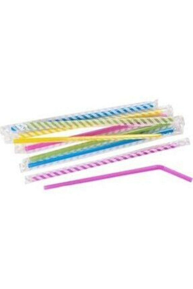 Renkli Körüklü Tek Tek Jelatinli Frozen Pipet 50 Li Paket - 2