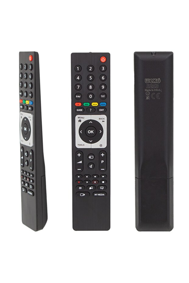 Weko Kl Grundıg 3d Metalik Guıde Tuşlu Ts4187r-2 Lcd Kumandası rc3304805/01s-rm-l271 Arc-20 - 1