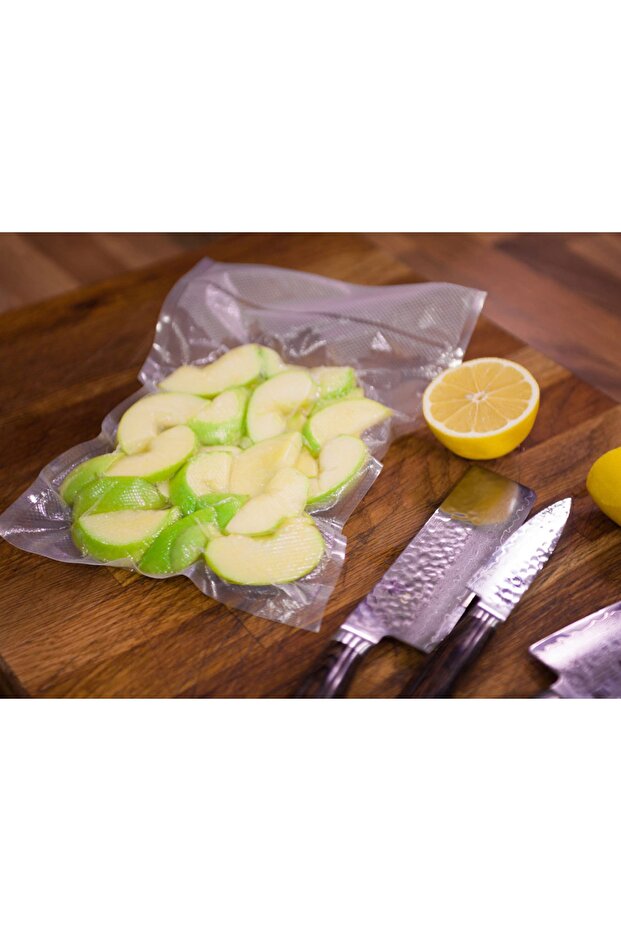 Single Surface Serrated Vacuum Bag for Vacuum Machines 18 cm 23 cm 125 Pieces