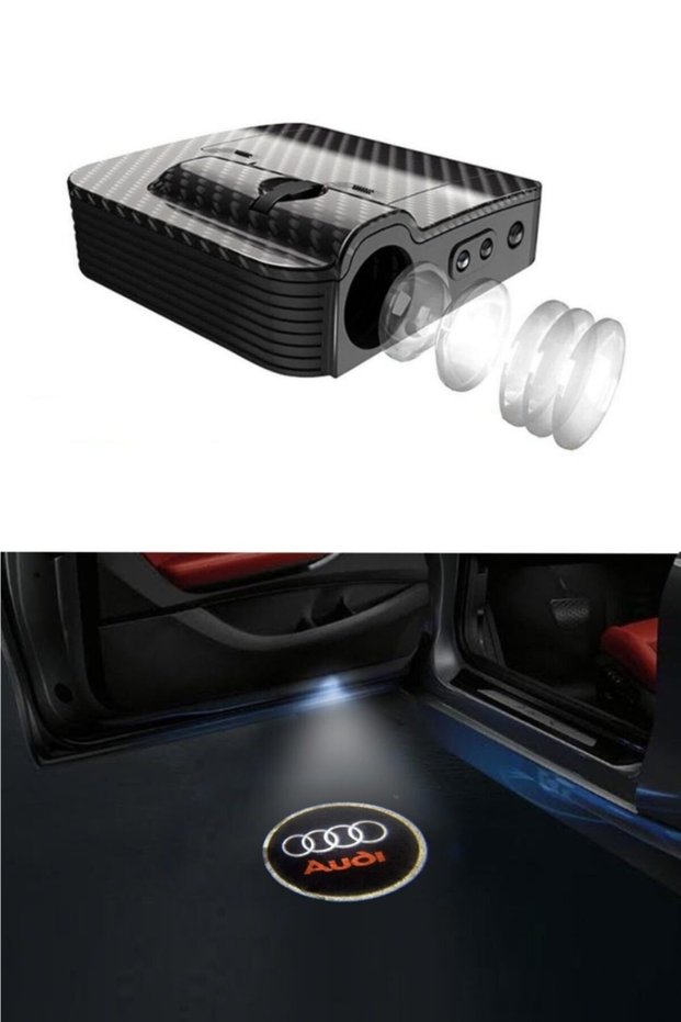 Audi Pilli Kapı Altı Logo Sensörlü 2 Adet
