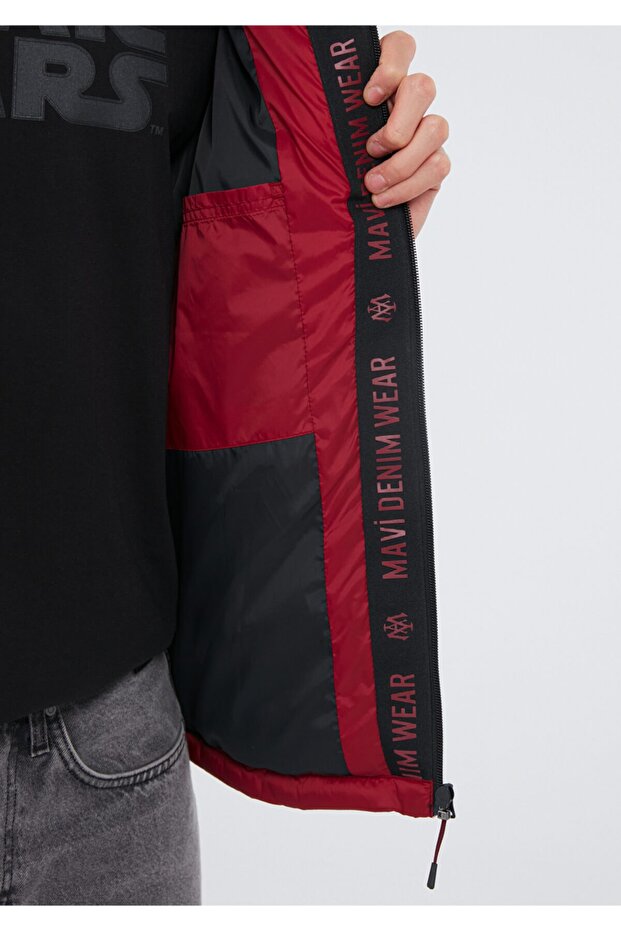 Erkek Kırmızı Mont - 9