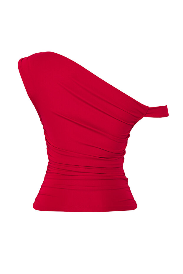 Kırmızı Örme Bluz TEDSS24BZ00031 - 6