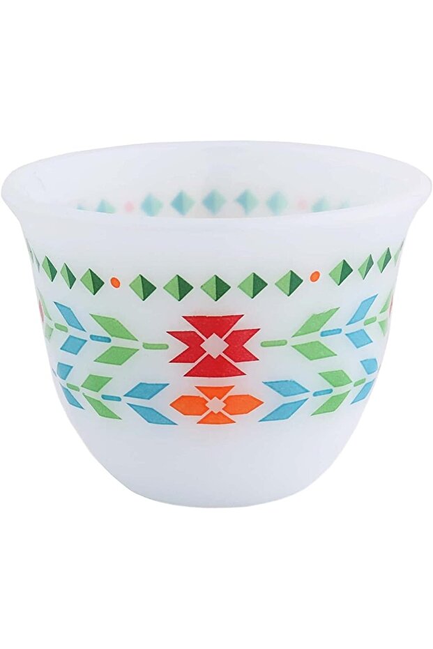 Java Cups Set, 7 Pieces, Sword Pattern, Size L, Multi-colors - 3