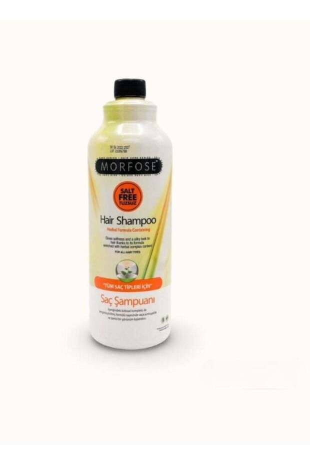 Morfose Herbal Hair Shampoo 1000ml - Salt-Free Formula with Keratin & Wheat Protein - 1