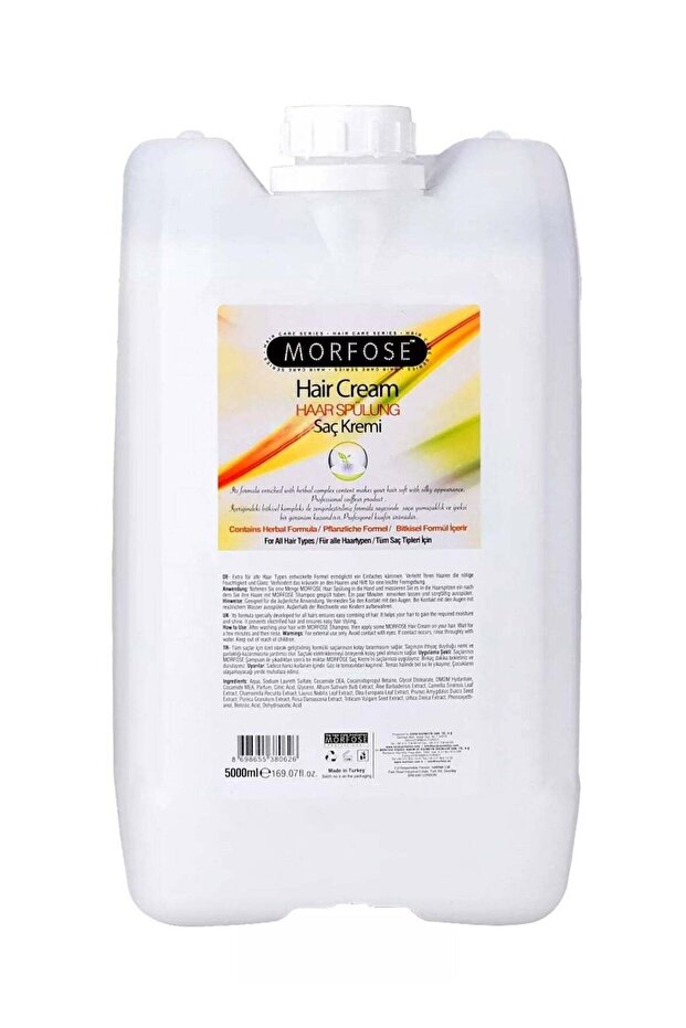 Morfose Herbal Hair Cream 5000ml - Professional Moisturizing & Anti-Static Formula