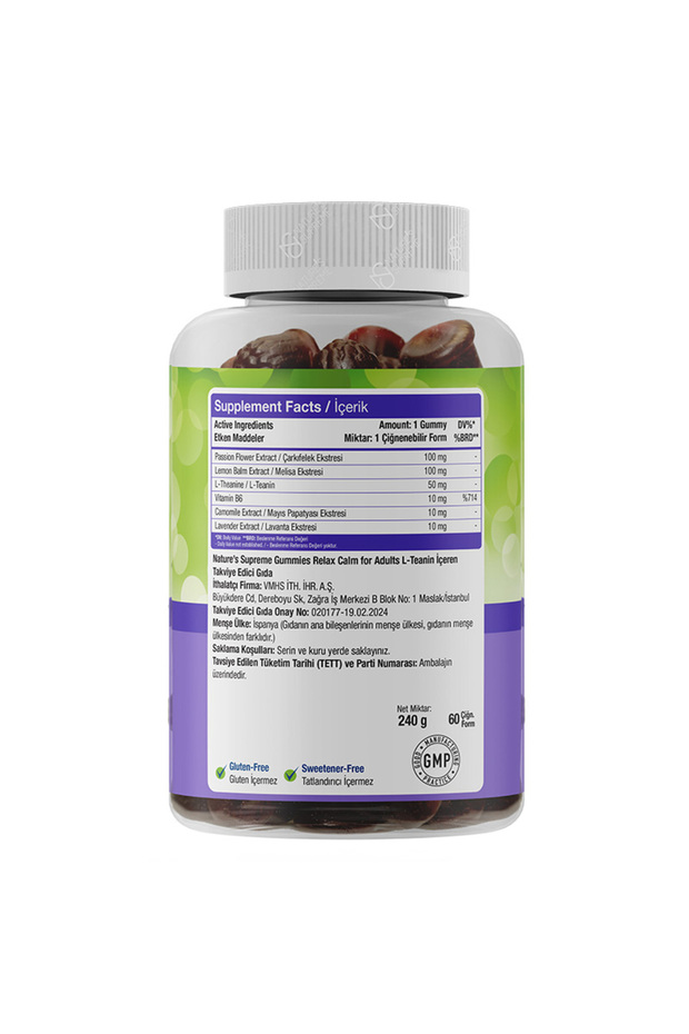 Relax Gummies 60 Çiğnenebilir Form - 3