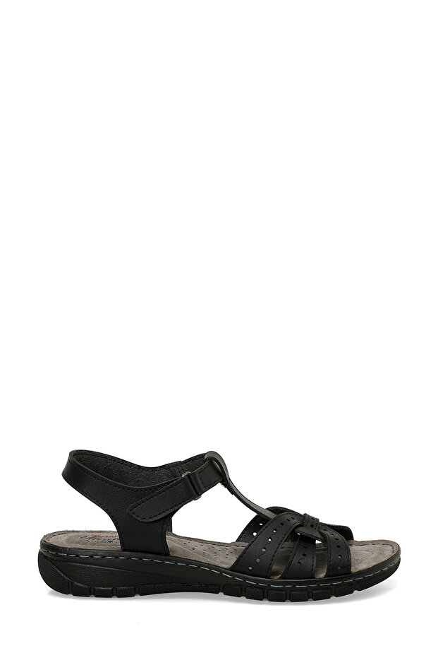 158589.Z5Fx Black Women's Flat Sandals