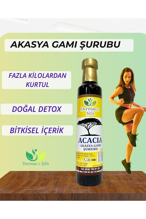 DERMAN-I ŞİFA Acacıa Akasya Gamı Detox Şurubu 250ml - 1