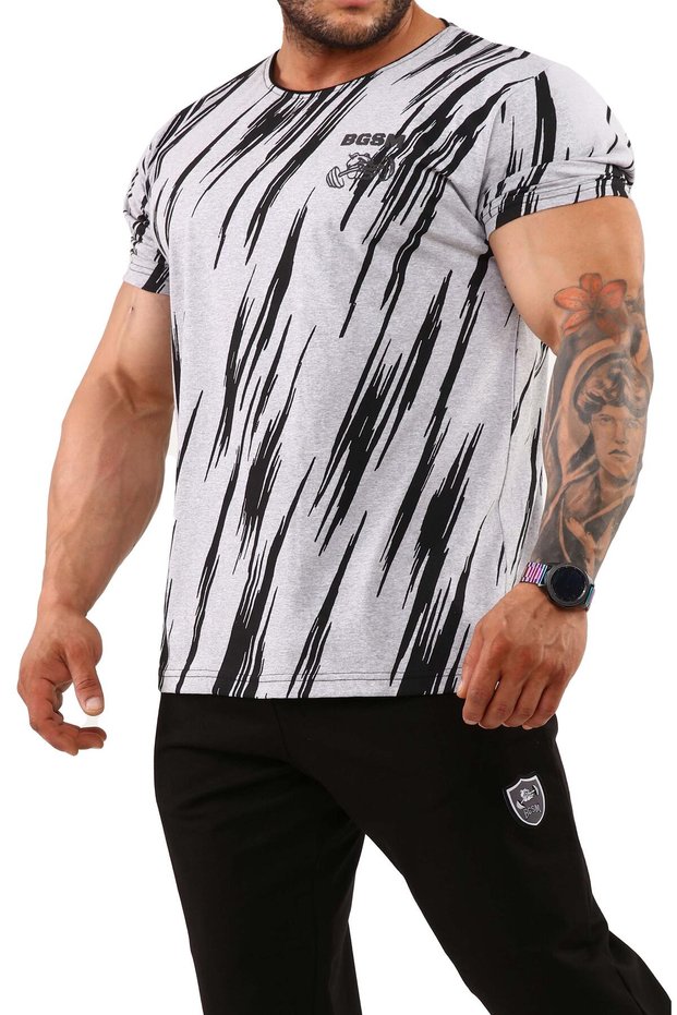 Men's Cotton Athletic Fit Sports T-shirt BGSM 2911