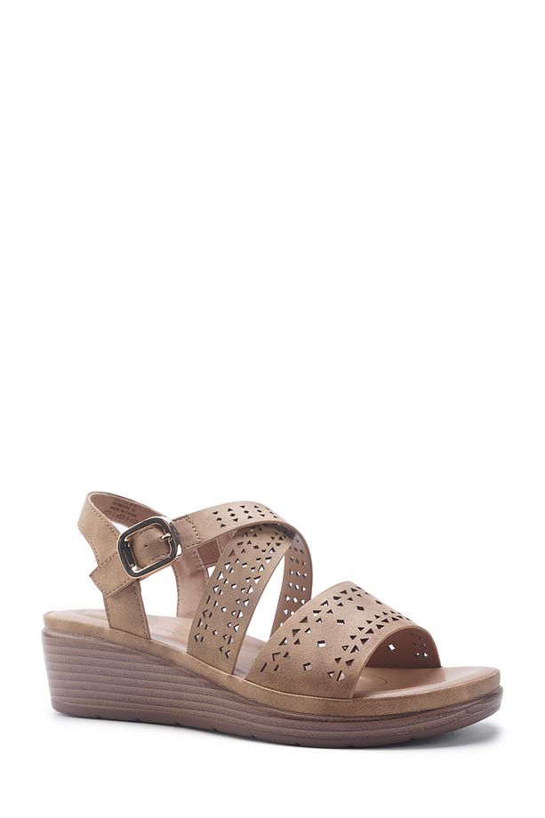 105513.Z5FX Camel Kadın Comfort Sandalet - 2