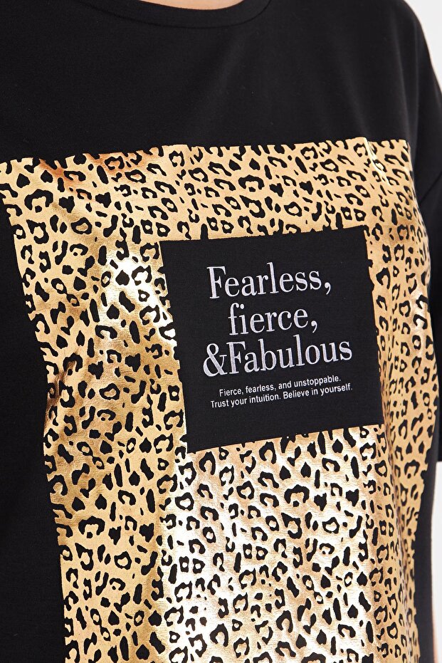 Baskılı Basic T-Shirt - 2