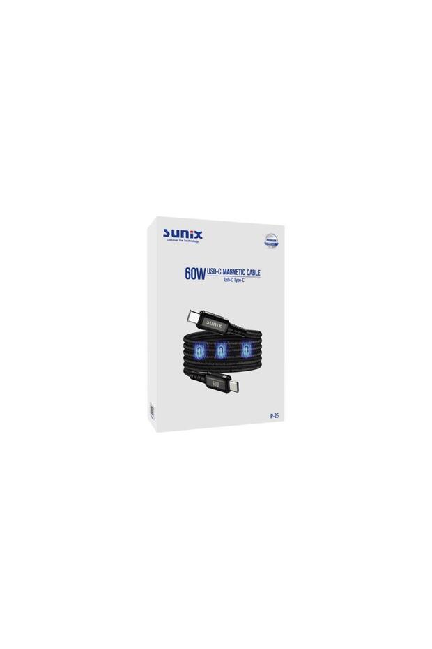 60w Mıknatıslı Usb-c Data Ve Şarj Kablosu Ip-25 - 3