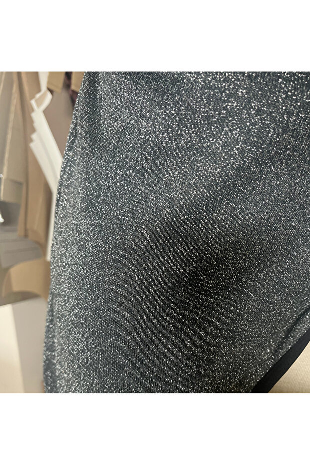 Simli Biyeli Mini Gecelik - 5