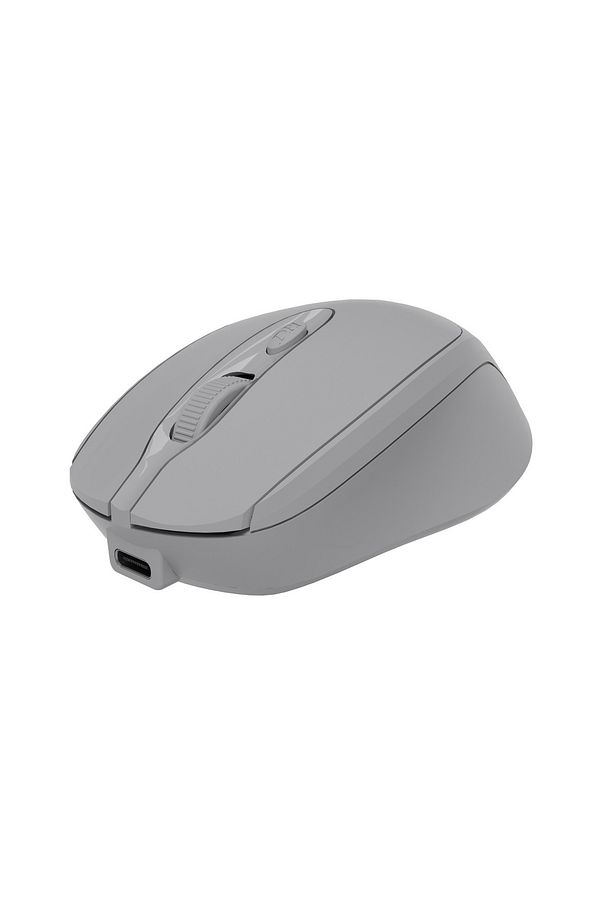 CBT14 Bluetooth + 2.4 Ghz Şarj Edilebilir Kablosuz Mouse - Gri - 5