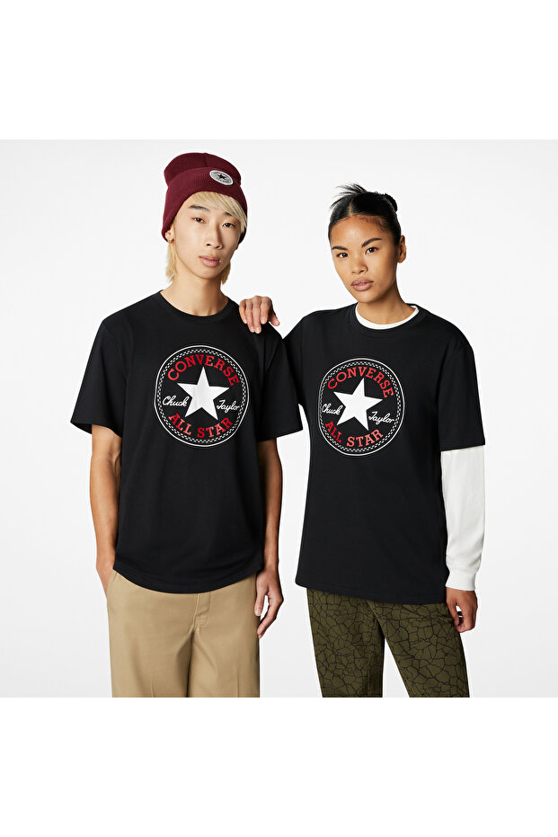 Go-To All Star Patch Logo Unisex Black T-Shirt