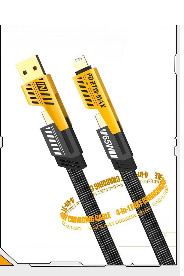 Hızlı Şarj Data Kablosu Android 65w Type-c/27w Iphone Kopmaz Şarj Kablosu Typec Usb Iphone Çevirici - 6