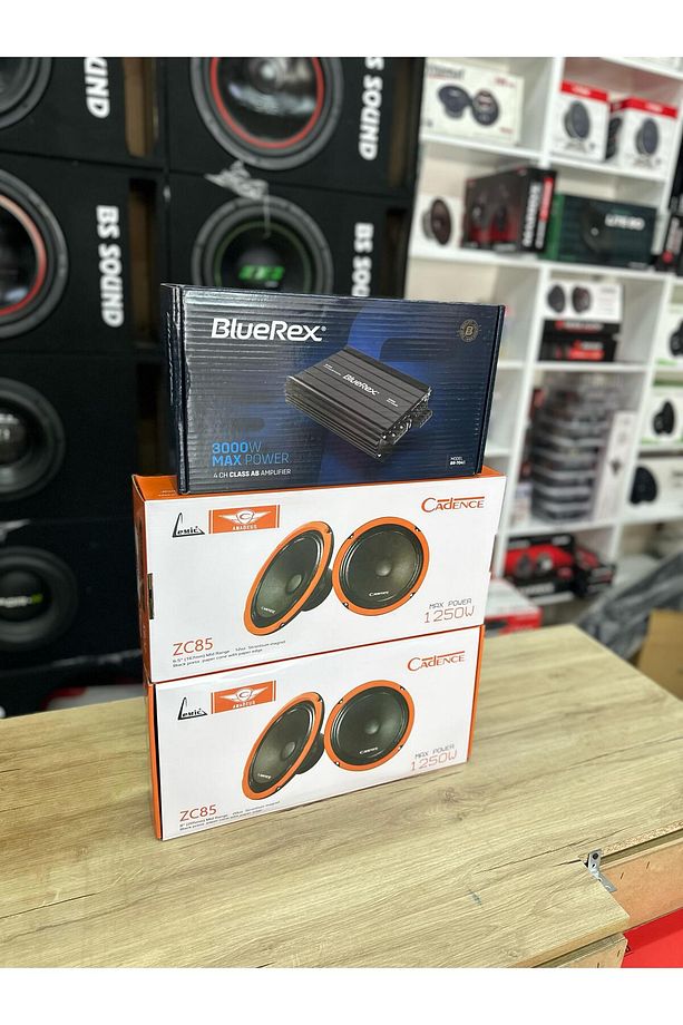 cadence 4 adet 20 cm mıdrange 3000 lik amlfi 4 kanal - 2