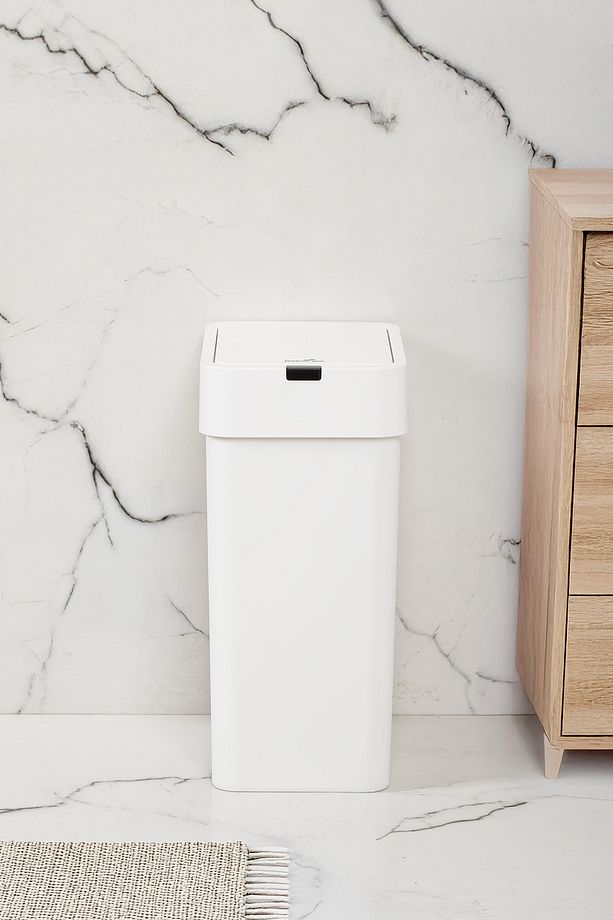 Hareket Sensörlü Sessiz Kapatma Çöp Kutusu Banyo Mutfak Çöp Kovası Kapaklı Banyo Çöp Kovası 9 Lt. - 5