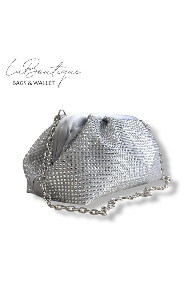 Lb Evening Dress Bag 25-006 Silver