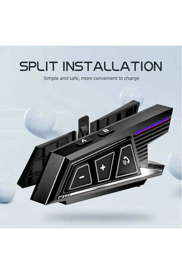 Bt40 Kask Kulaklık Bluetooth Motosiklet Kulaklık Intercom 5.3 - 3