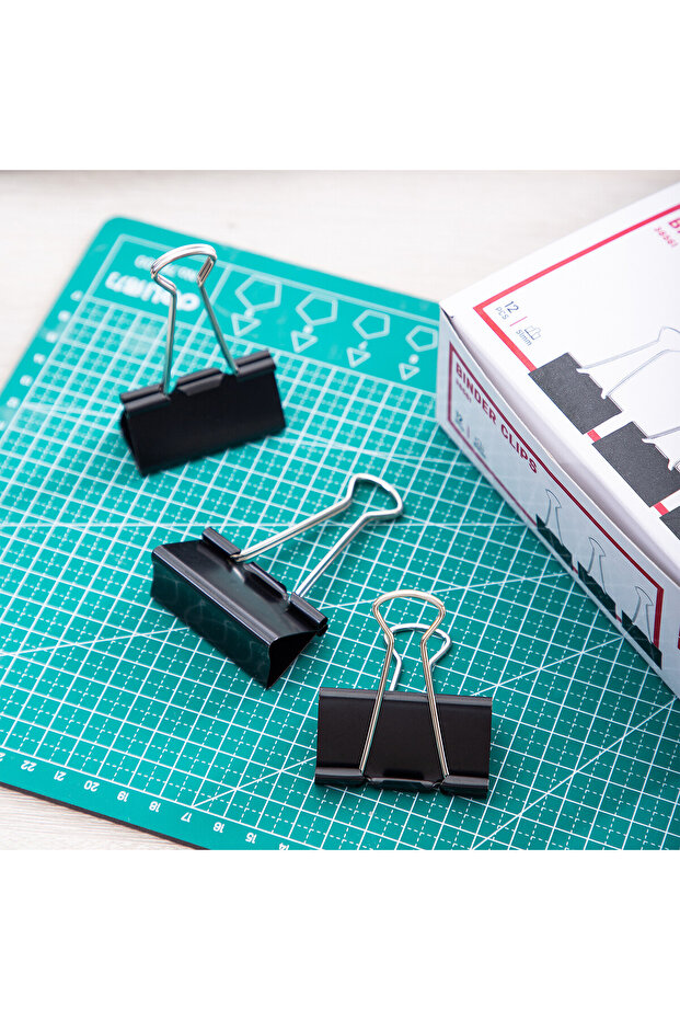 مشبك ورق سهل الاستخدام باللون الأسود E38561 - 4