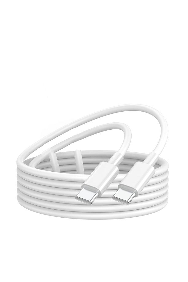 Type-C To Type-C 65 Watt Hızlı Şarj Destekli Kopmalara Karşı Dayanıklı 1 Metre Şarj Kablosu - 1