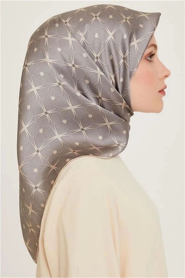 %100 Twill Ipek Eşarp 9207d01-50 - 2
