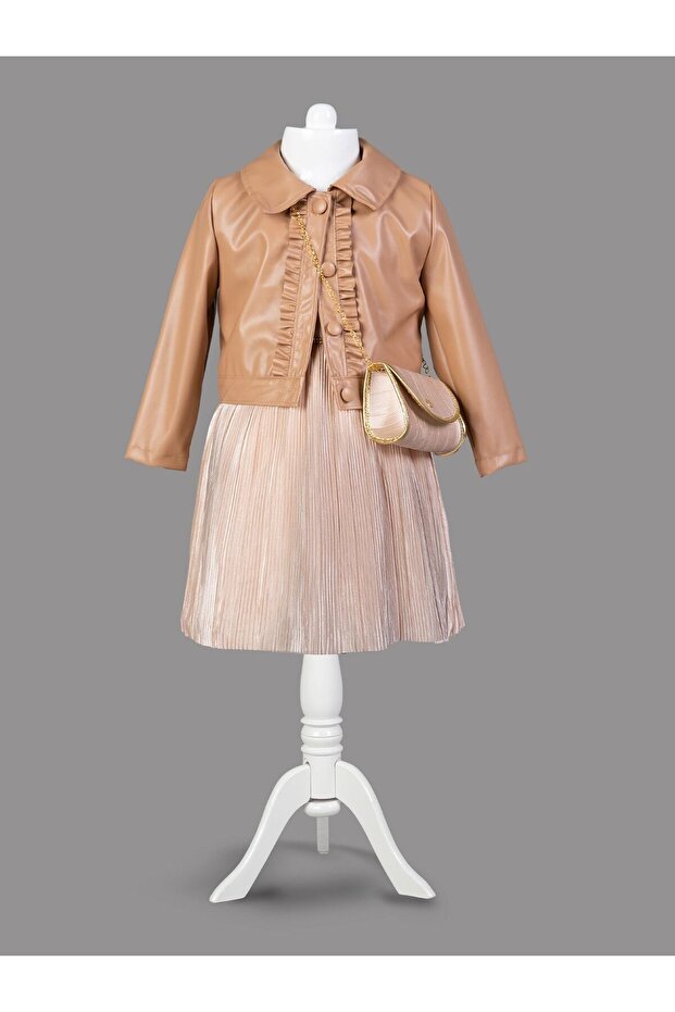 DERİ CEKETLİ ELBİSE - 1