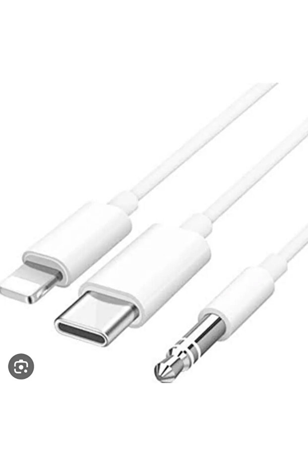 Lightning Type-C 3,5 MM Aux Çevirici - 1