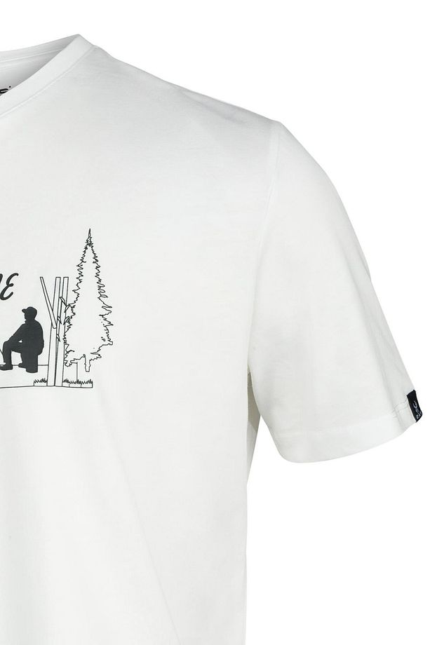 Alex Baskılı Erkek Sıfır Yaka T-Shirt - 3