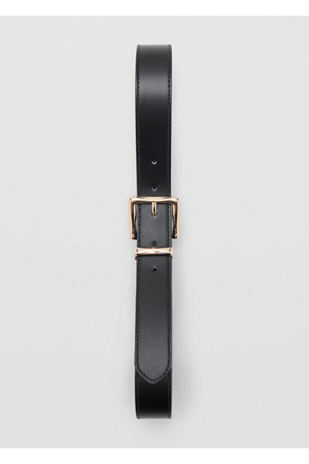 Kare tokalı dikişli kemer - 6