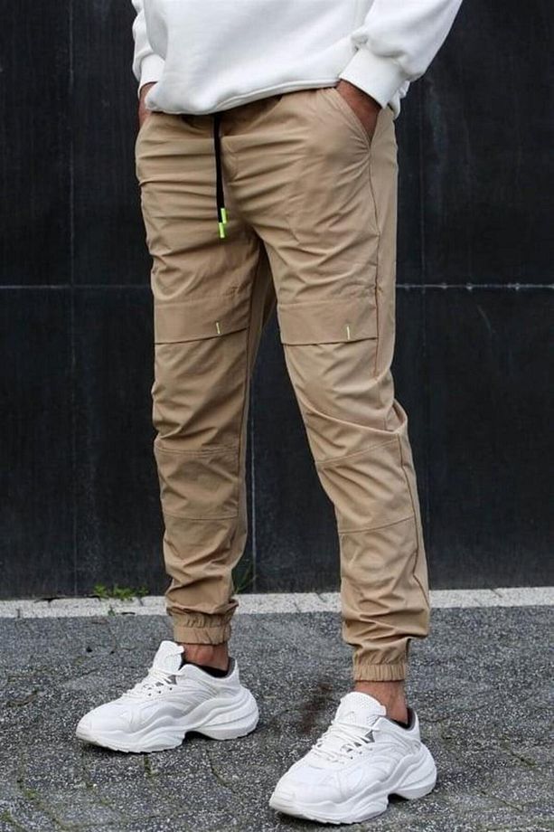 Erkek Basic Camel Eşofman Altı 5412 - 3