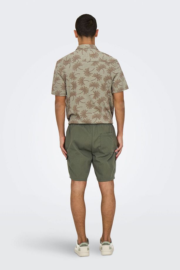 ONSKAL CARGO 0287 SHORTS Yeşil Erkek Şort - 3